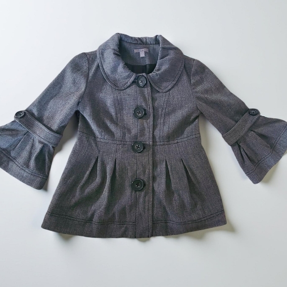 Elegant Gray Women's Jacket - Picture 3 of 7